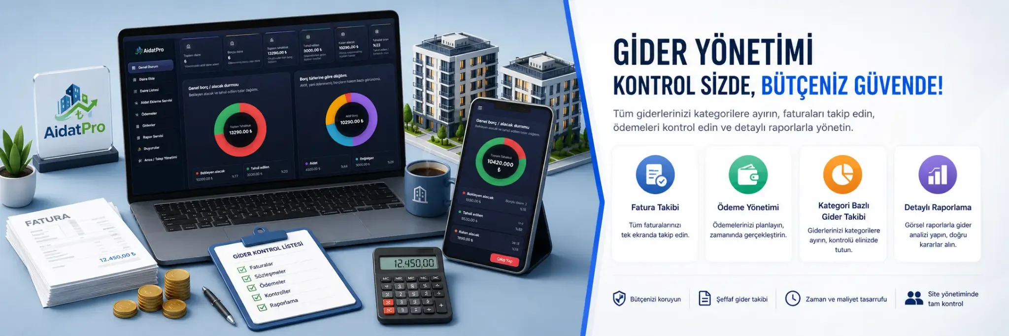 Gider yönetimi görseli