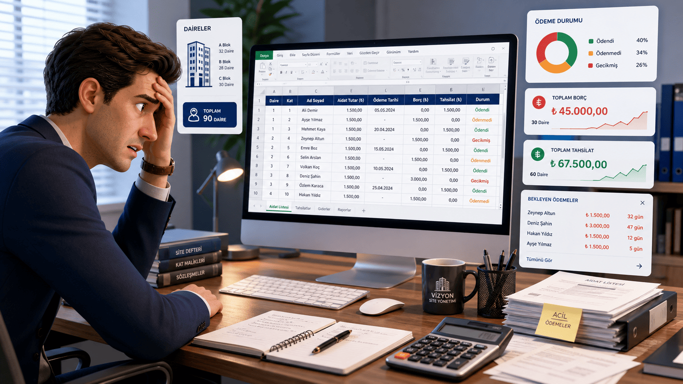 Excel ile Aidat Takibi Nasıl Yapılır?