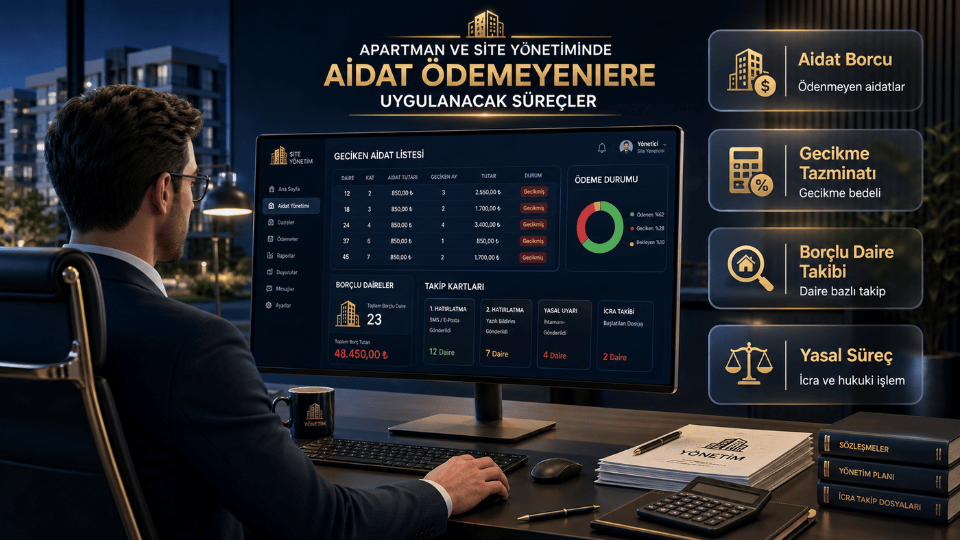 Aidat Ödemeyenlere Ne Yapılır?
