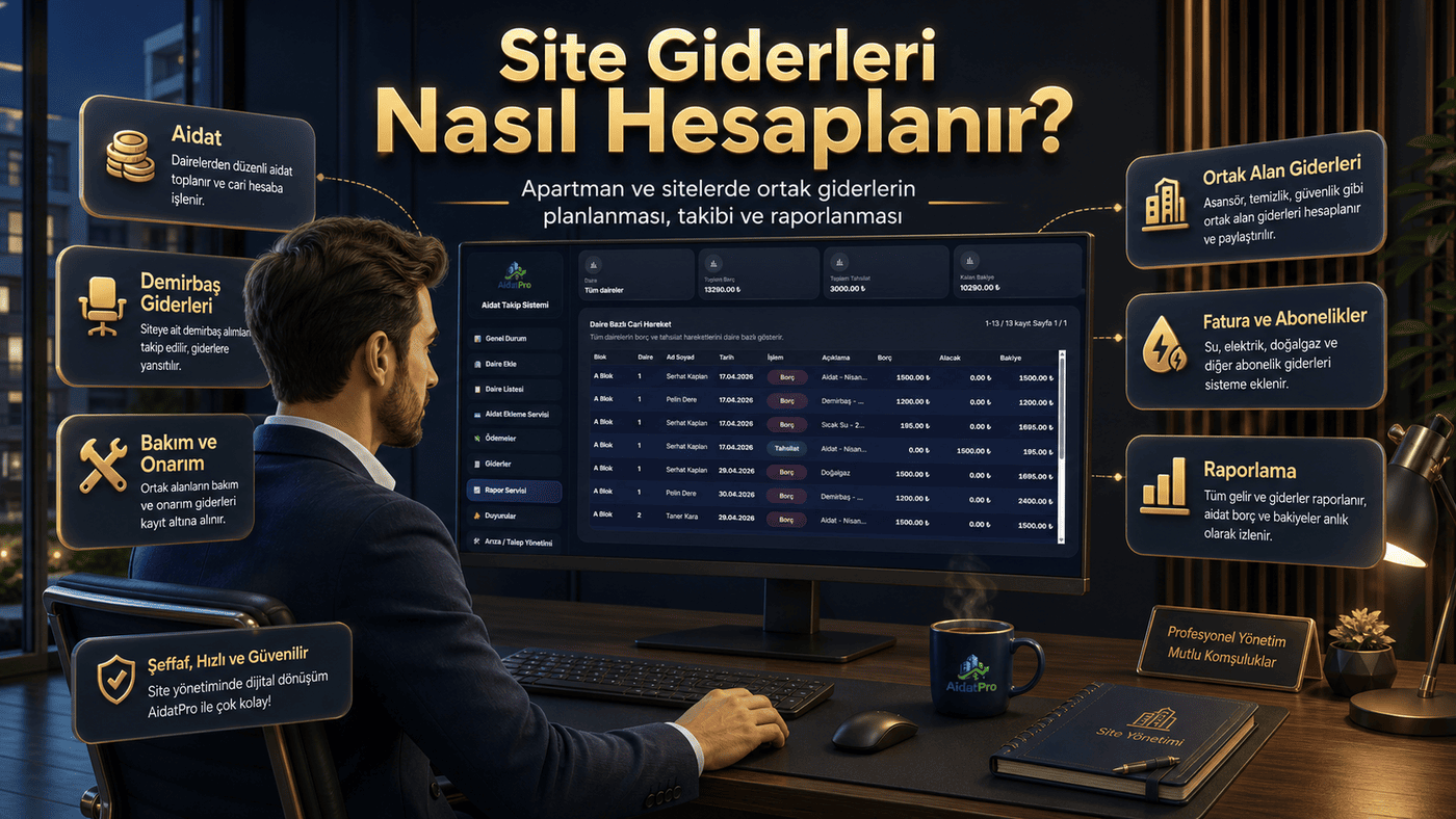 Site Giderleri Nasıl Hesaplanır?