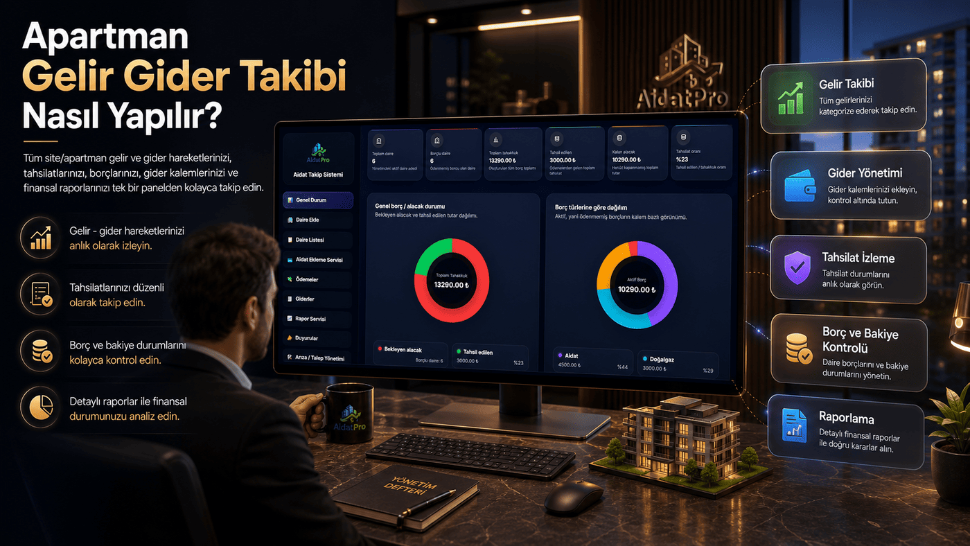 Apartman Gelir Gider Takibi Nasıl Yapılır?