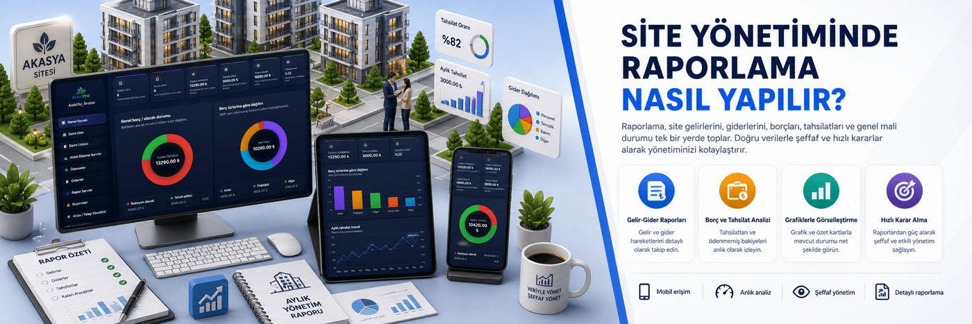 Site Yönetiminde Raporlama Nasıl Yapılır?