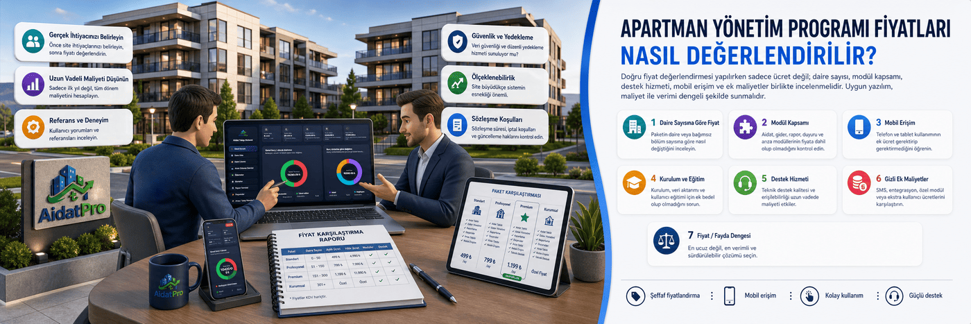 Apartman Yönetim Programı Fiyatları Nasıl Değerlendirilir?