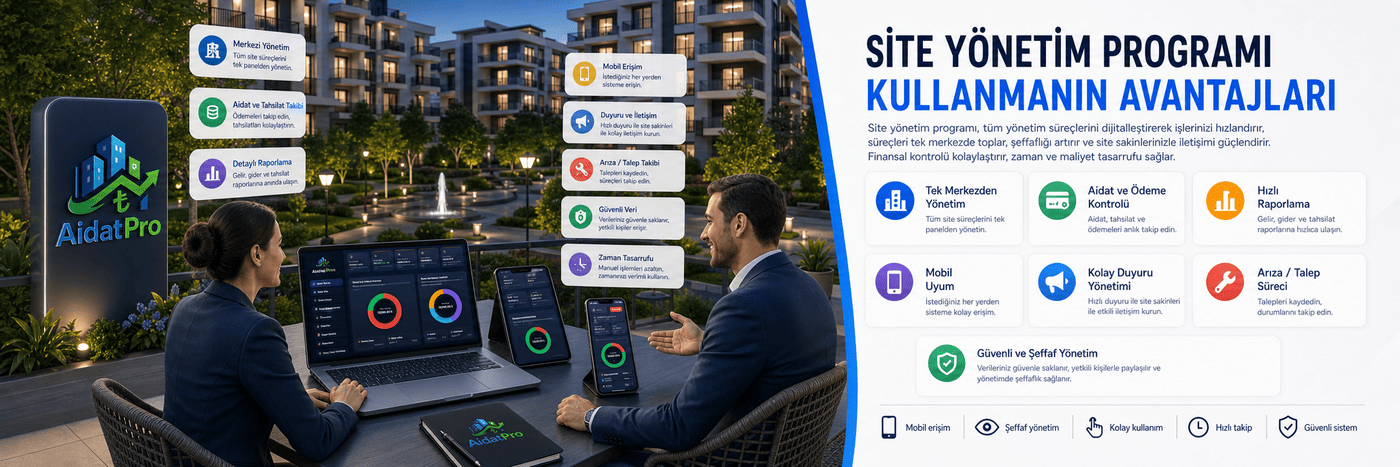 Site Yönetim Programı Kullanmanın Avantajları